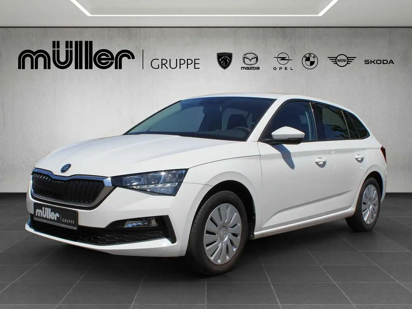 Skoda Scala 1.0 TSI Cool Plus Blanc - 1