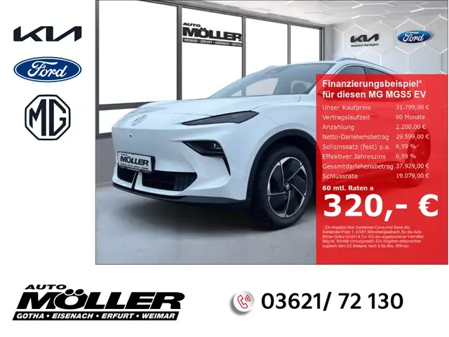 MG MGS5 EV Luxury 64kWh Leder 360°LED WP Navi StandHZG Digita