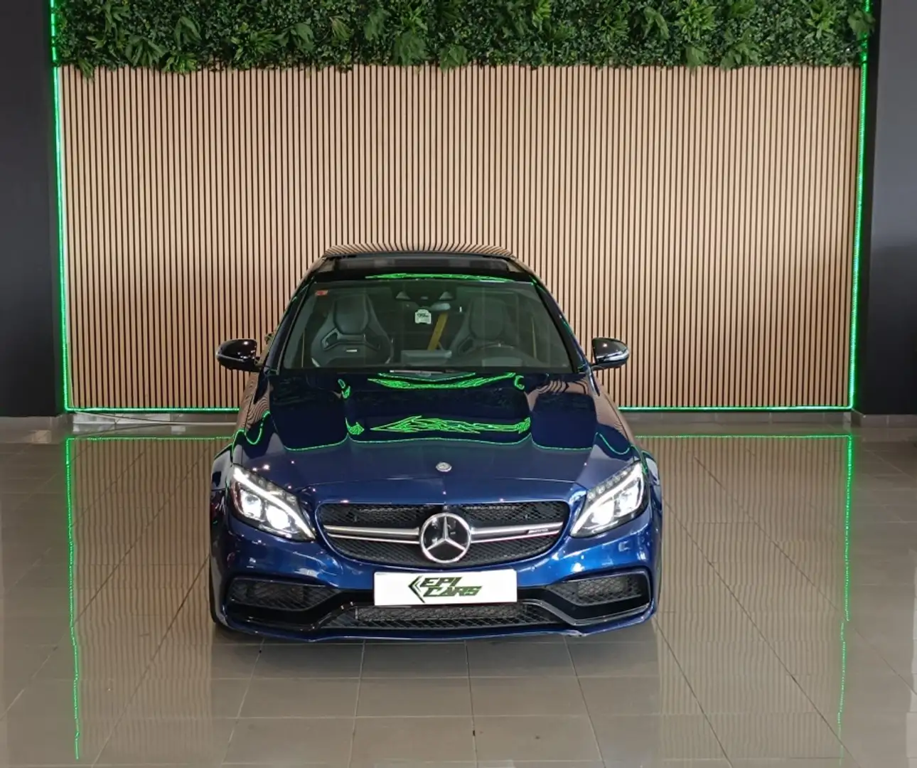 Mercedes-Benz C 63 AMG S Speedshift MCT 9G Bleu - 2