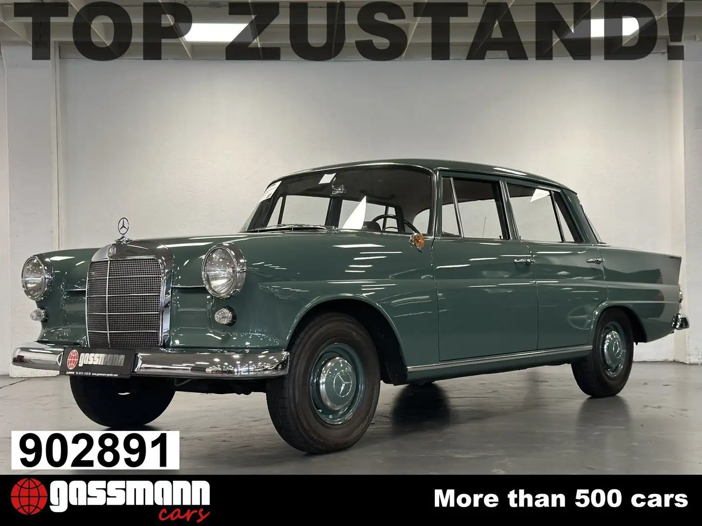 Mercedes-Benz 190 C Limousine Heckflosse - W110 B I Vert - 1