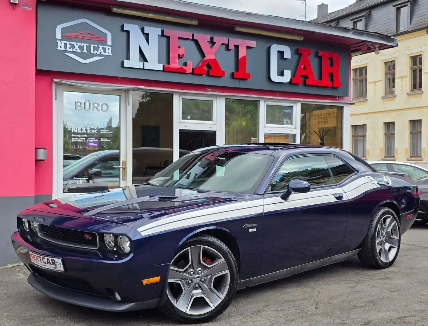 Dodge Challenger 5,7 Hemi|Auto|Gasanl.|TOP Zustand|S-D Albastru - 1
