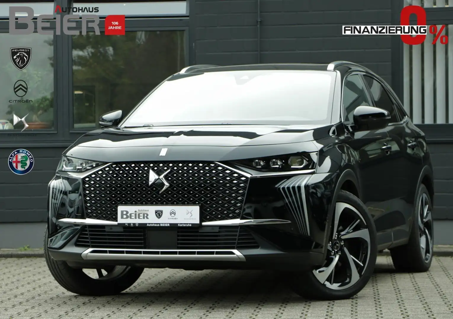 DS Automobiles DS 7 Crossback DS7 Crossback 1.6 Hybrid 4x4 Navi/ Sitzh./ Focal S Schwarz - 1