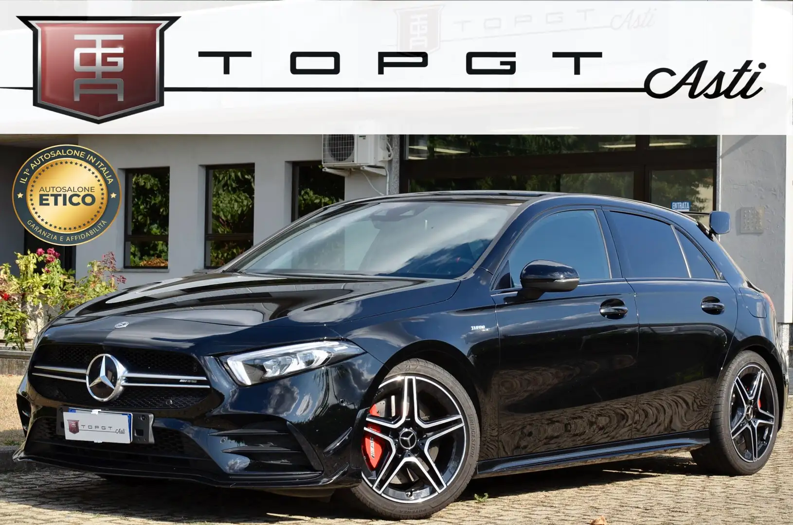 Mercedes-Benz A 35 AMG A 35 AMG 4matic 306cv auto UNICOPROP, PERMUTE Nero - 1