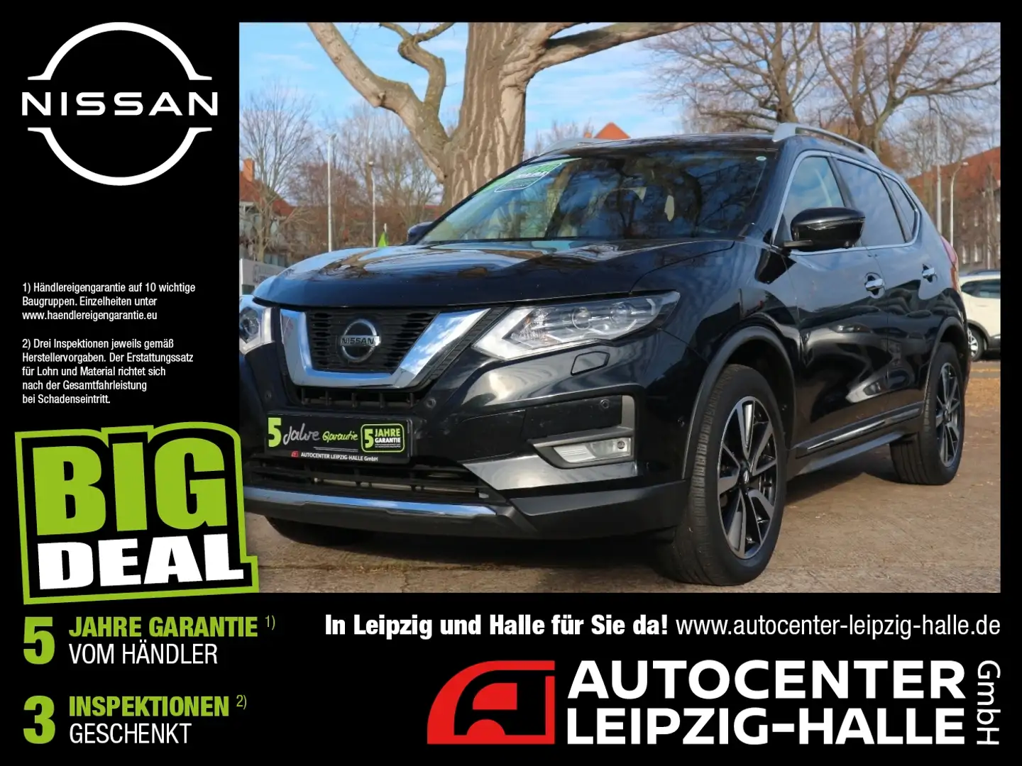 Nissan X-Trail 1.7 dCi TEMP Tekna 4x4 AHK ACC Panorama Negru - 1