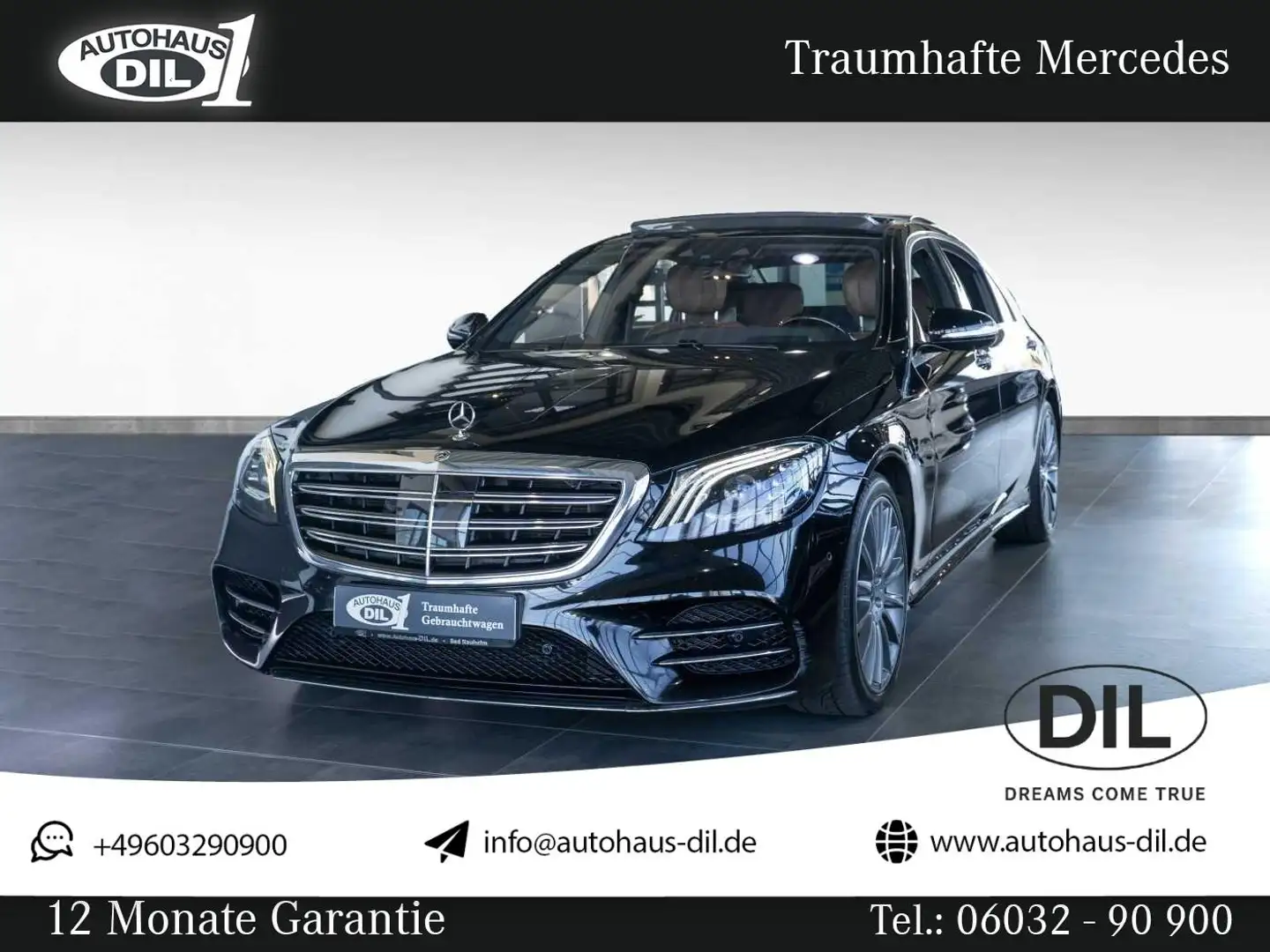 Mercedes-Benz S 350 d Lang  4Matic * AMG Line + AMG-Styling * Noir - 1
