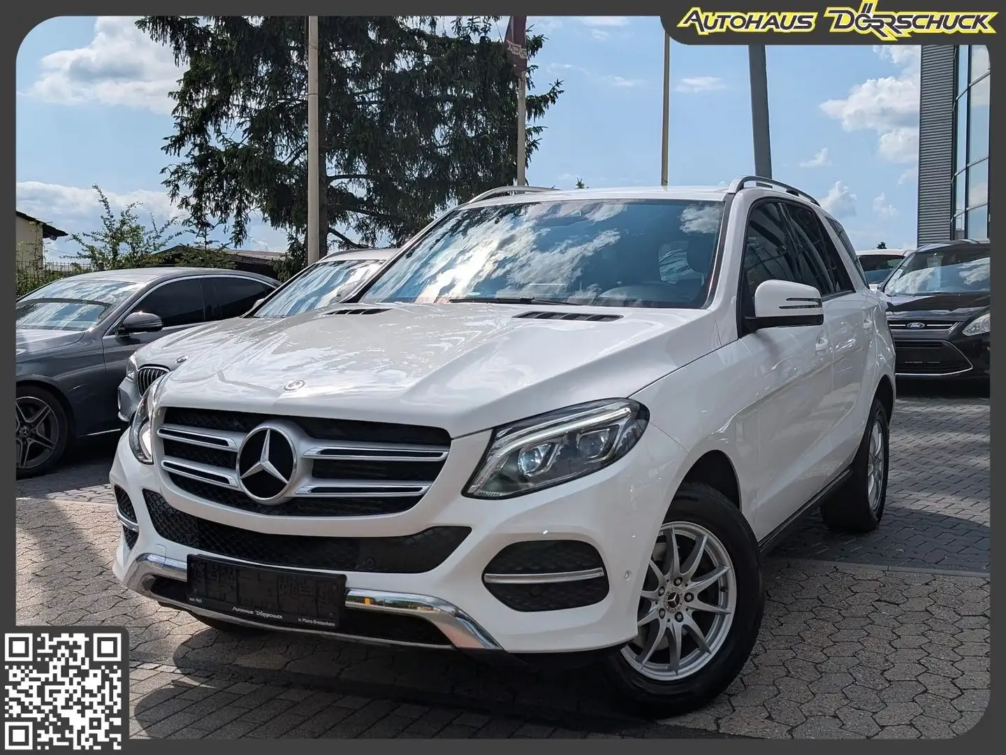 Mercedes-Benz GLE 250 d 4Matic Navi. RFK. Sitzh. AHK. BT Biały - 1