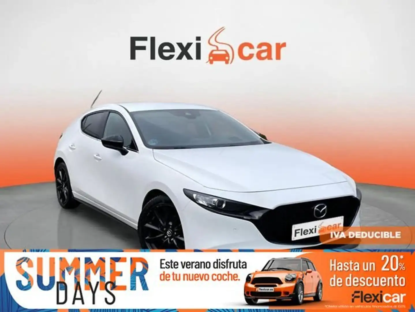 Mazda 3 2.0+e-SKYACTIV-G+88KW+HOMURA Blanco - 1