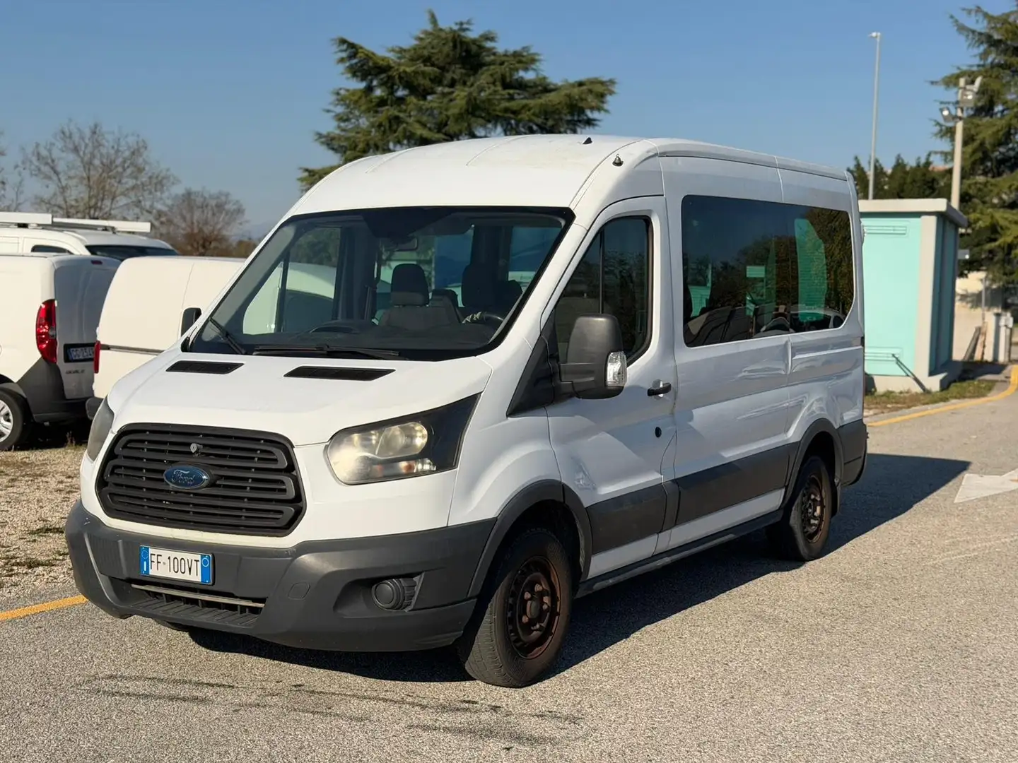 Fiat Ducato ford transit 2.0TDCi 9 posti PM-TM tg: FF100VT Blanc - 2