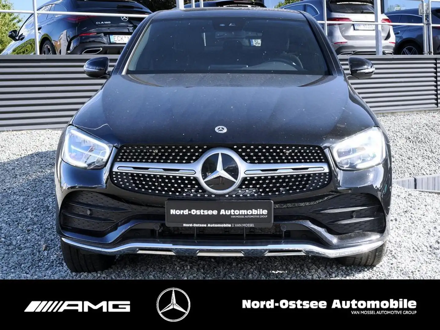 Mercedes-Benz GLC 300 e 4M COUPÉ AMG SPUR TOTWINKEL BURMESTER Zwart - 2
