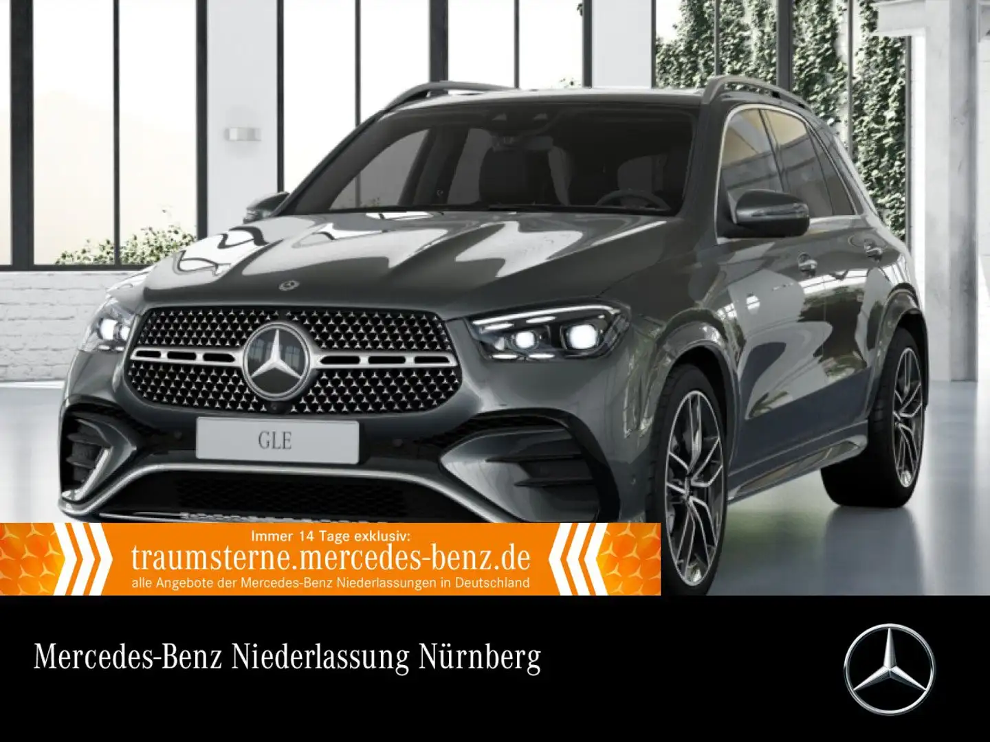 Mercedes-Benz GLE 450 4M AMG+PANO+360+AHK+MULTIBEAM+22"+HUD+SPUR Grau - 1