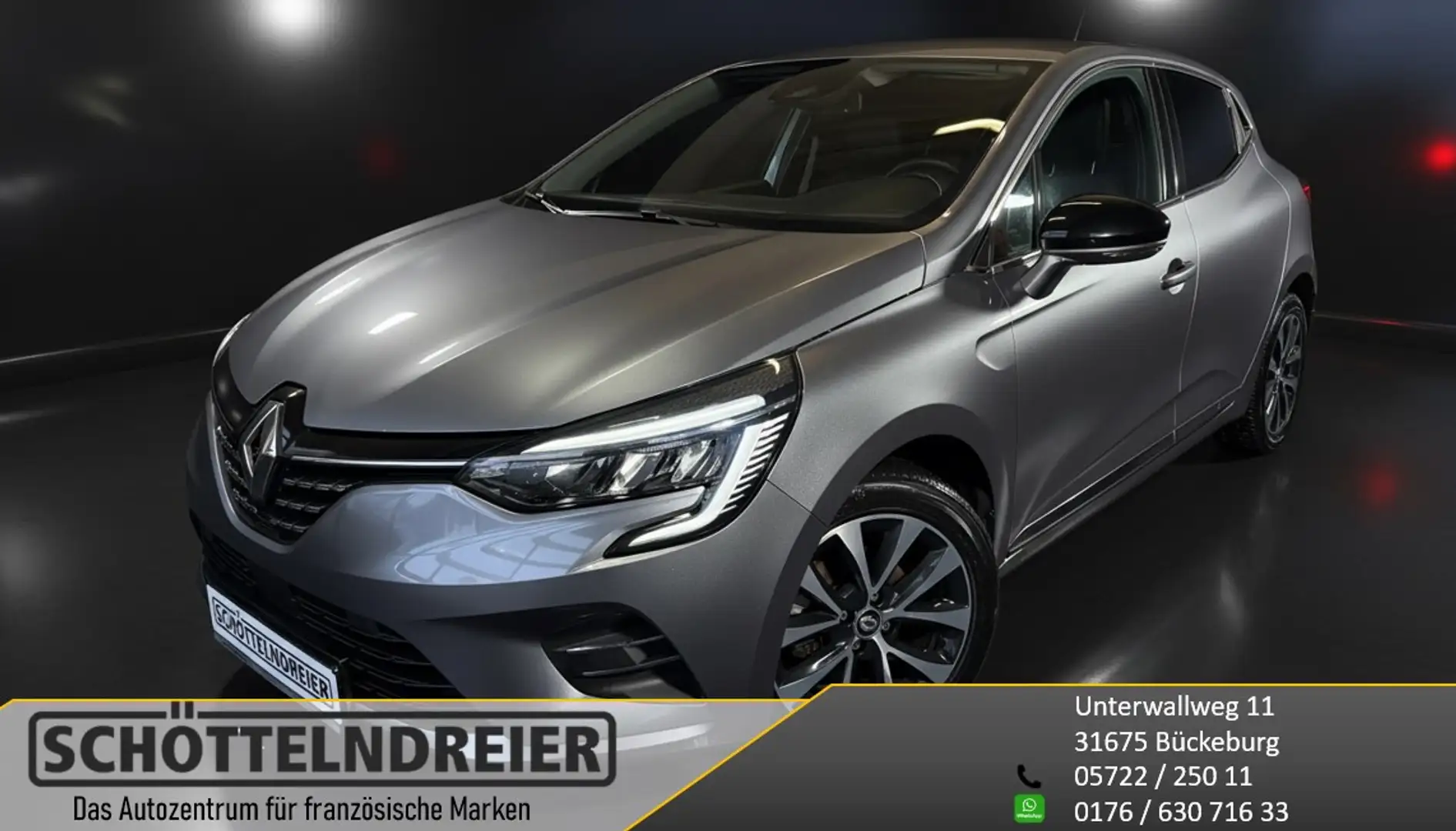 Renault Clio TECHNO *AUTOMATIK*SITZHZ*CAM*ALLWETTER* Grau - 1