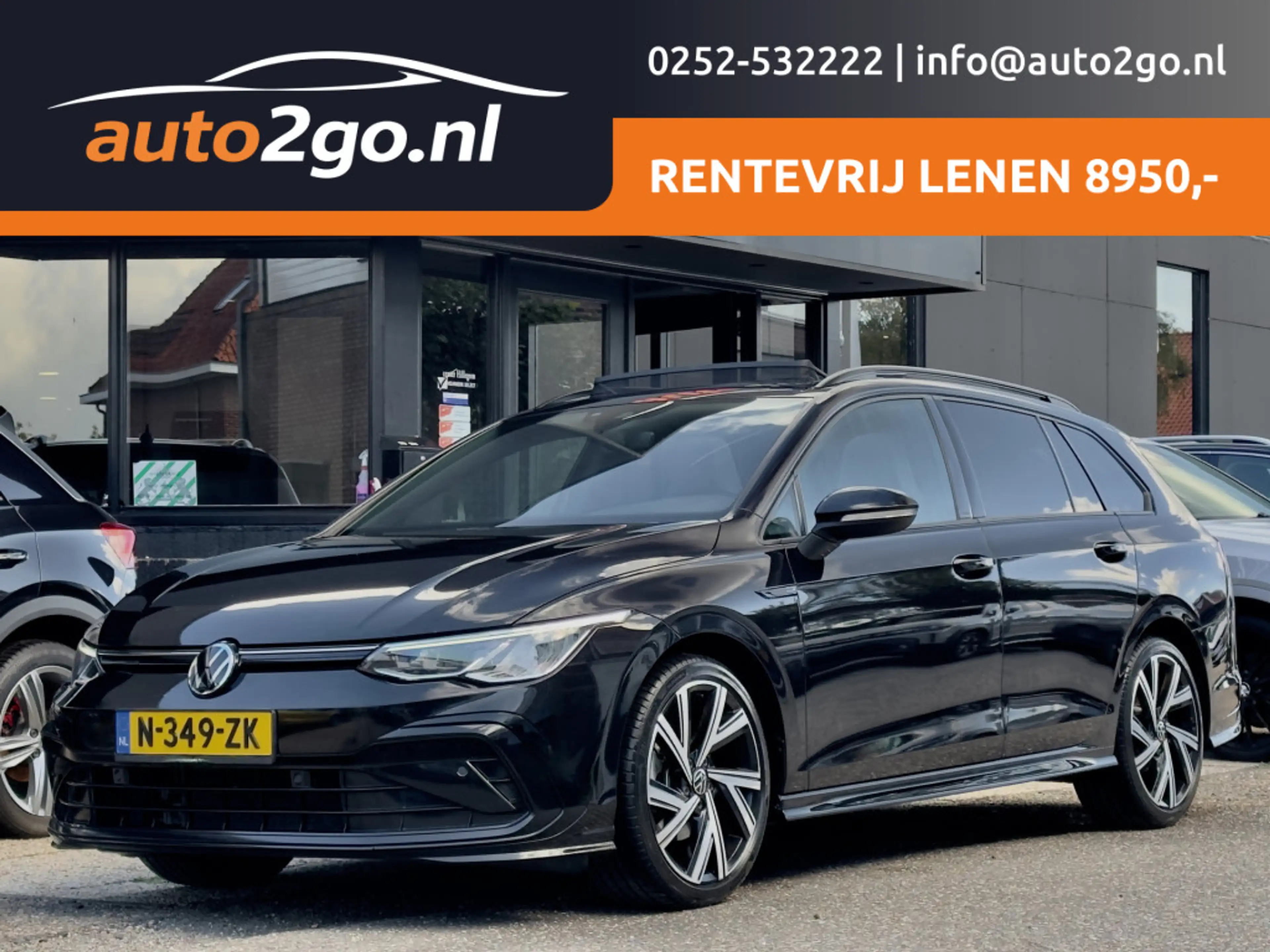 Volkswagen Golf Variant 1.5 eTSI AUT7 2X R-LINE PANODAK R-SPORT-INT NAVI A