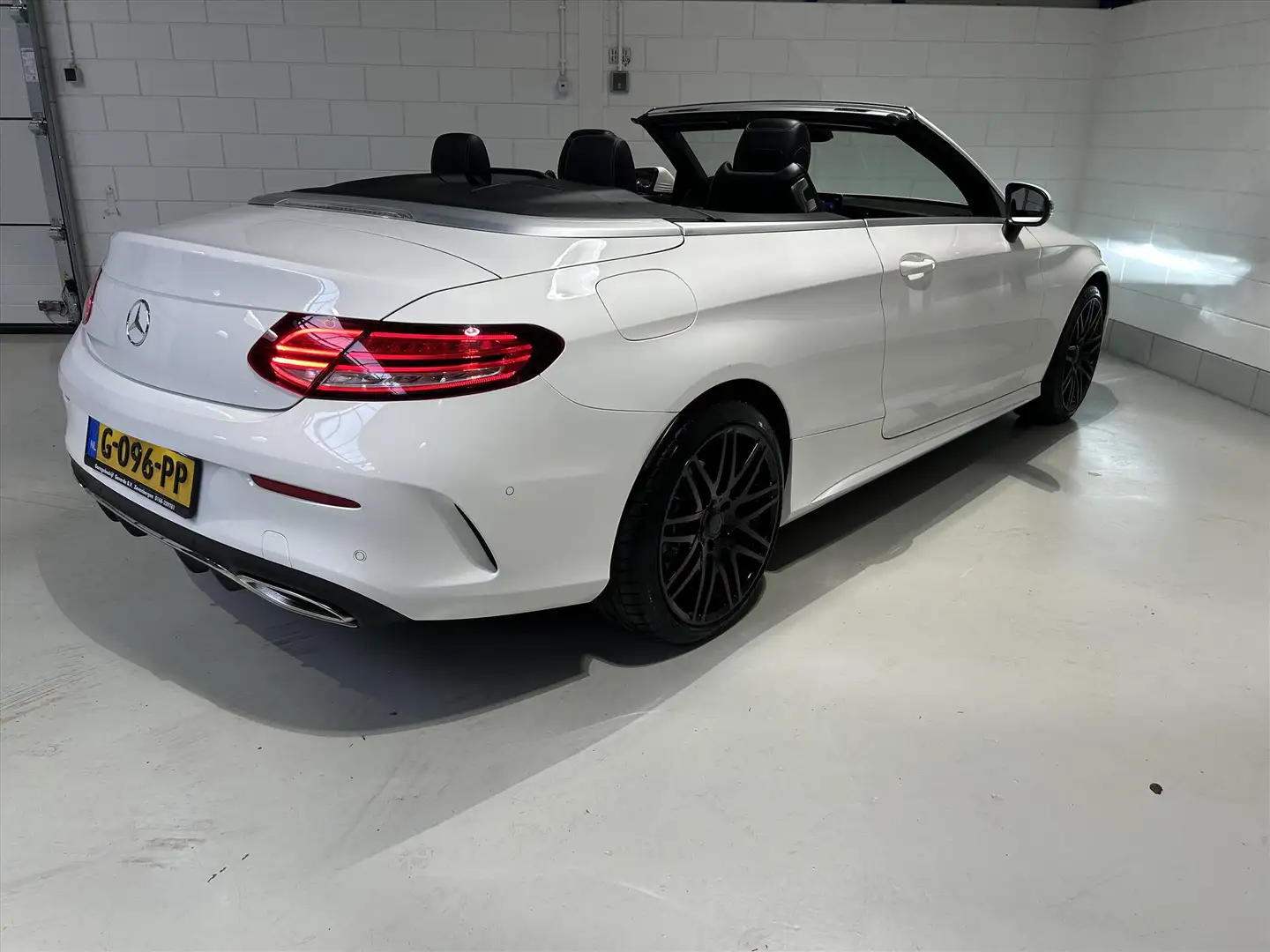 Mercedes-Benz C 180 Cabriolet C180 156pk 9G AMG-Line, Camera, Carplay, Blanc - 2