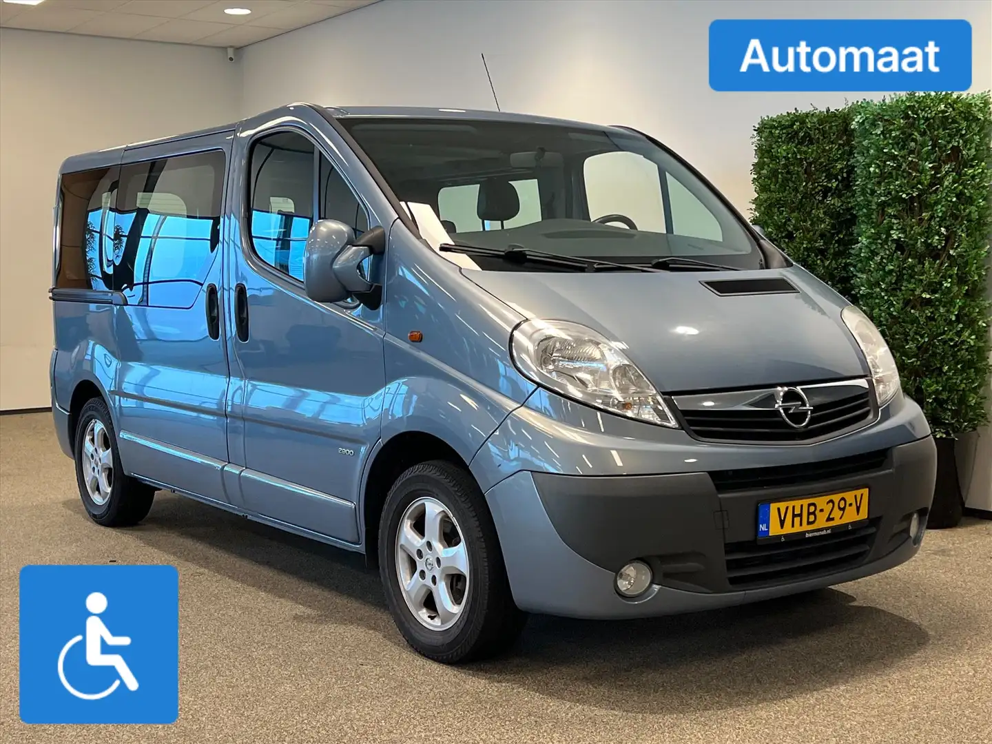 Opel Vivaro L1H1 Rolstoelbus Automaat (airco) Blauw - 1