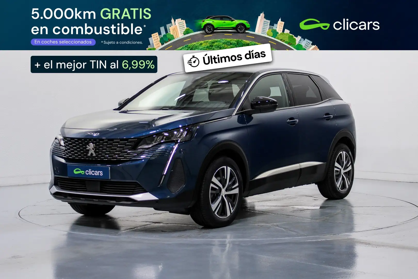 Peugeot 3008 Hybrid 136 Allure eDCS6 Azul - 1