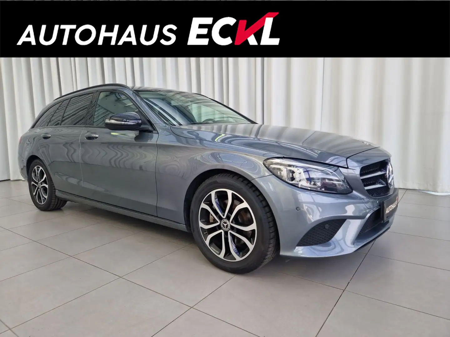 Mercedes-Benz C 220 d T-Modell ACC AUT Kam. KlimaA LED LM PDC Grau - 1