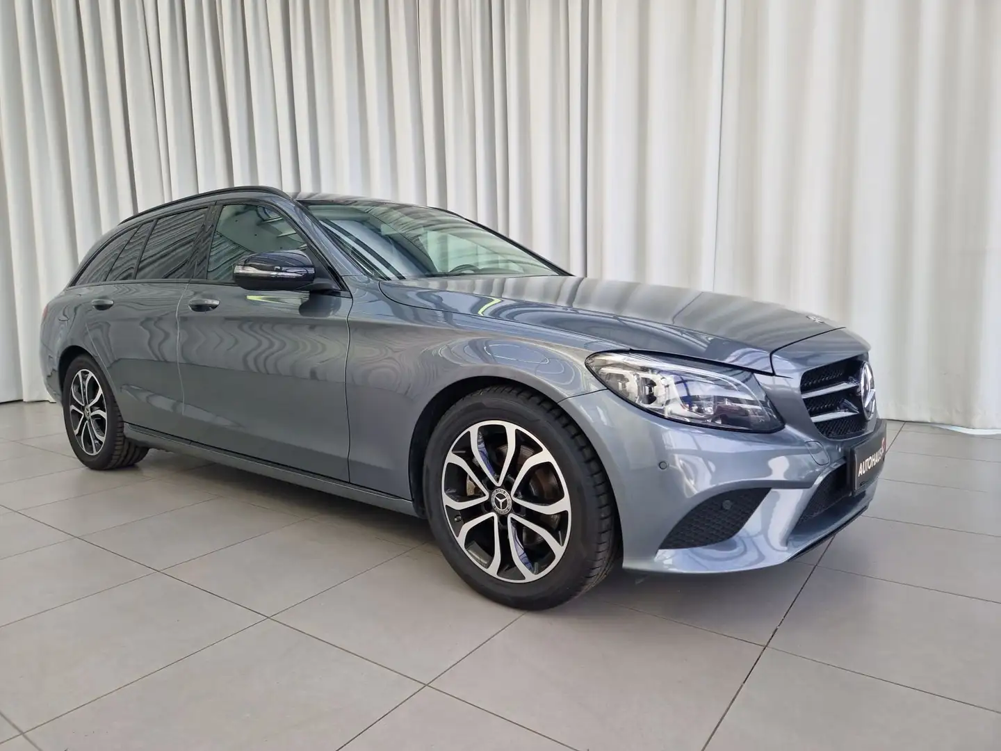 Mercedes-Benz C 220 d T-Modell ACC AUT Kam. KlimaA LED LM PDC Grau - 2