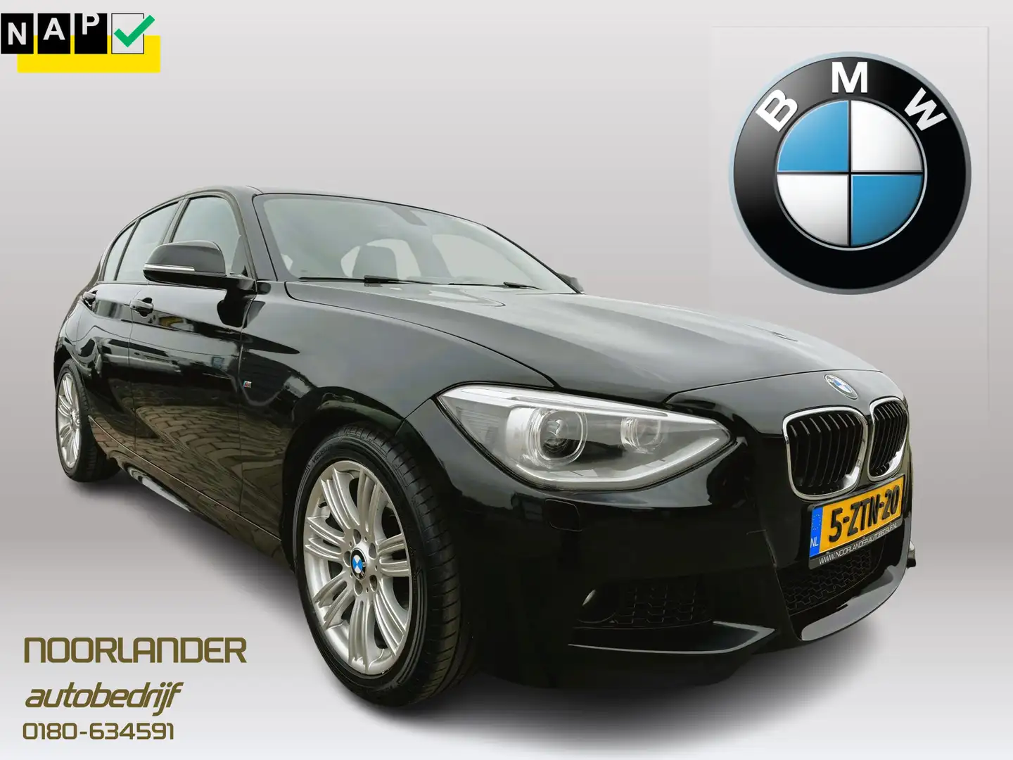 BMW 116 1-serie 116i Executive M Sport Edition Zwart - 1