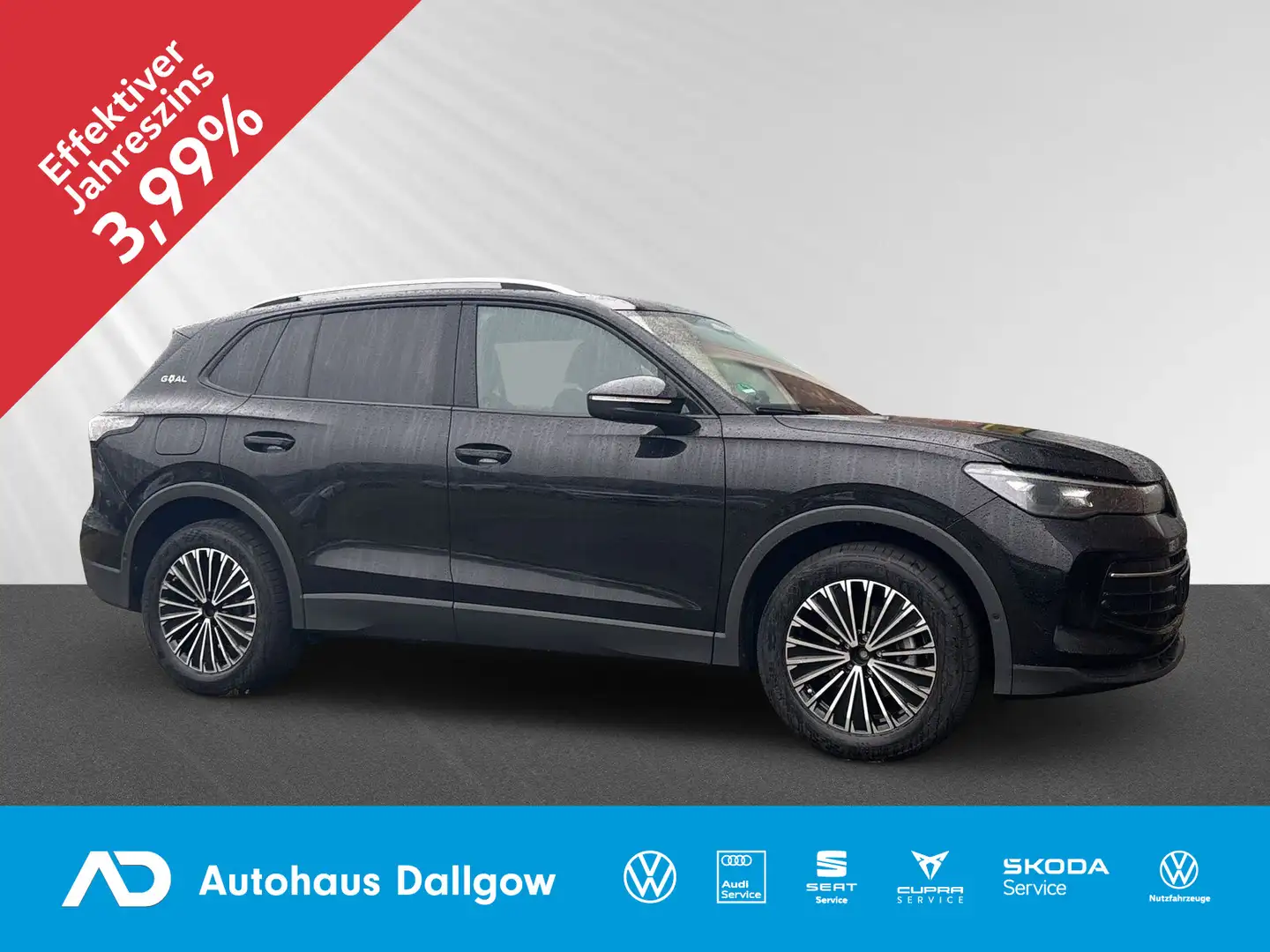 Volkswagen Tiguan 1.5 eTSI Goal*AHK+WiRä+IQLight+Pano+WiPa* Schwarz - 1