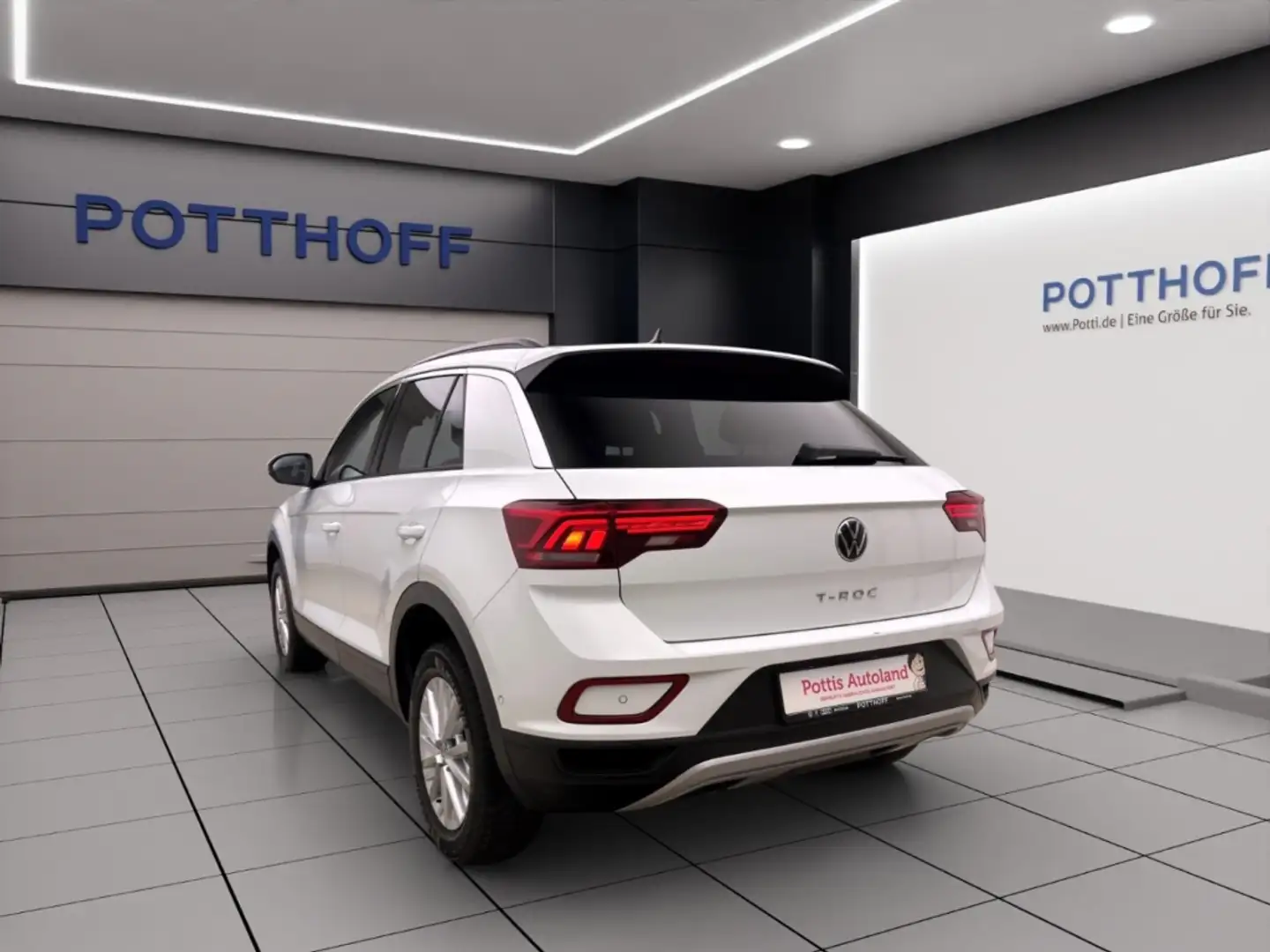 Volkswagen T-Roc 1.0 TSI LIFE PDC LED NAVI LM16 Weiß - 2
