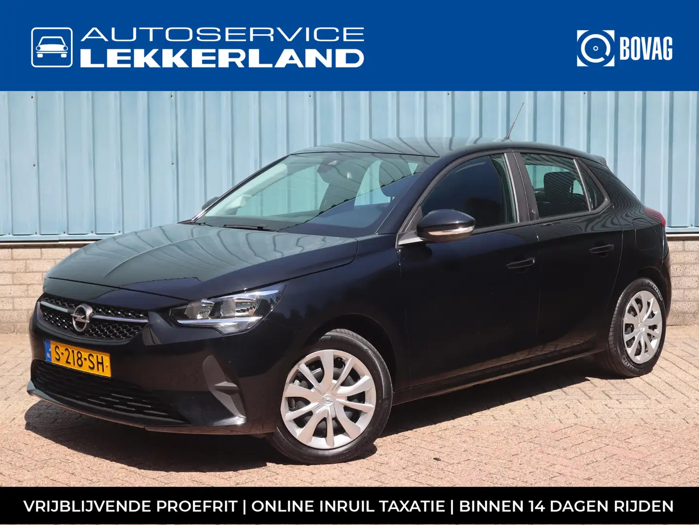 Opel Corsa-e Level 2 EV 50kWh 136pk AUTOMAAT | NAVI | CLIMA | A Zwart - 1
