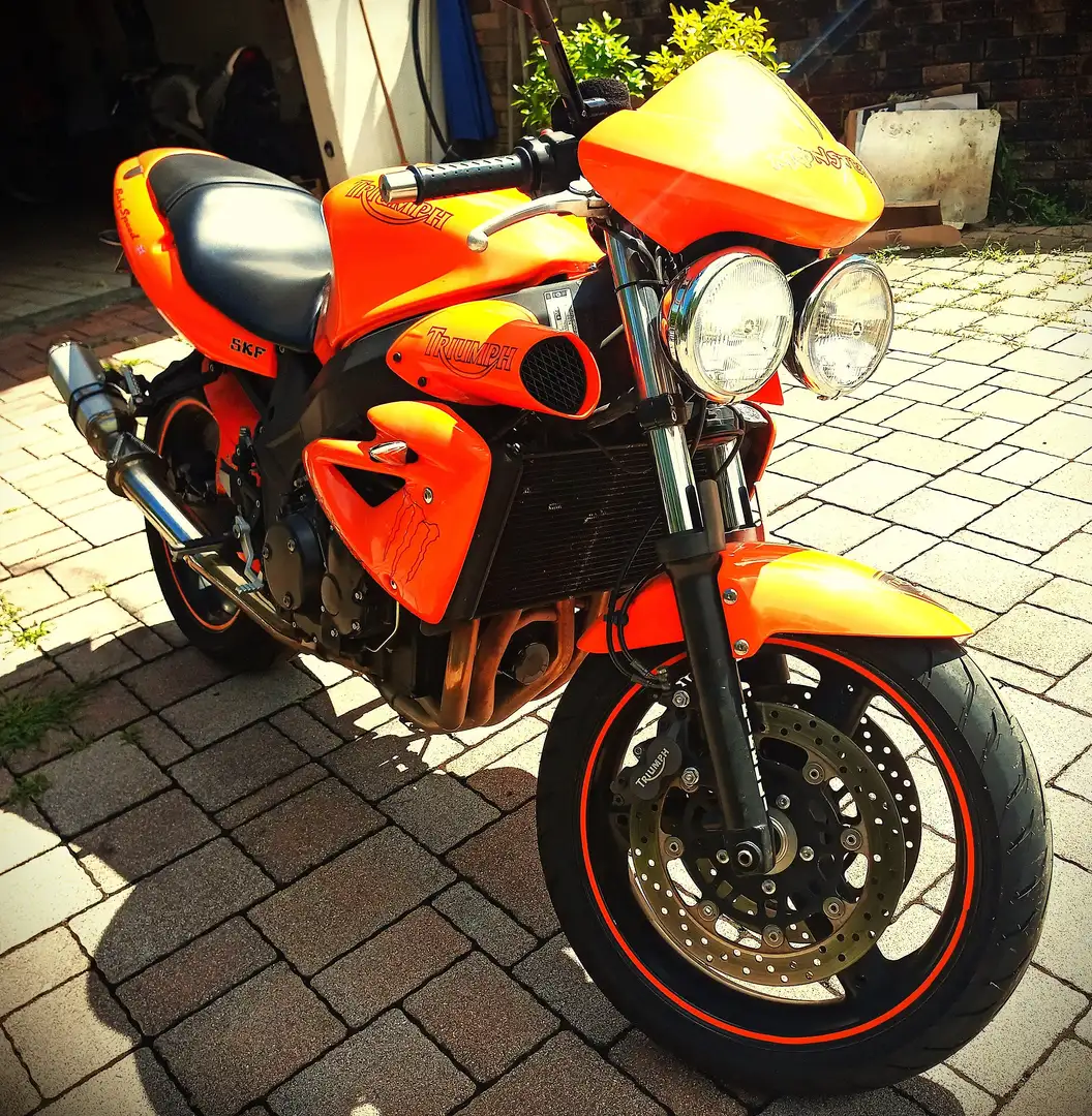 Triumph Speed Four TRIUMPH BABY SPEED 600 Naked L.Ed. VALUTO PROPOSTE Portocaliu - 2