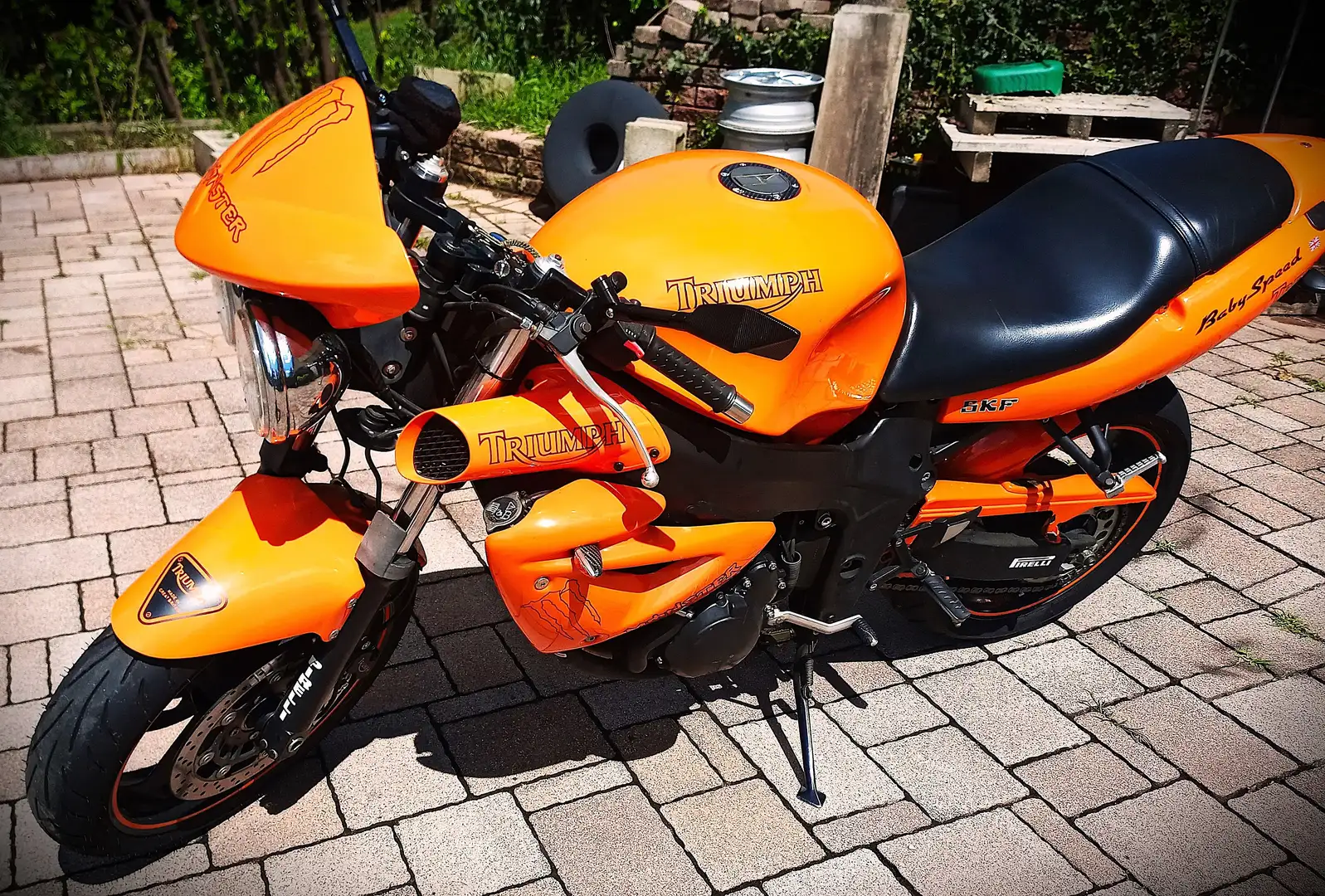 Triumph Speed Four TRIUMPH BABYSPEED 600 Naked L.Ed. Iscrivibile ASI Orange - 2