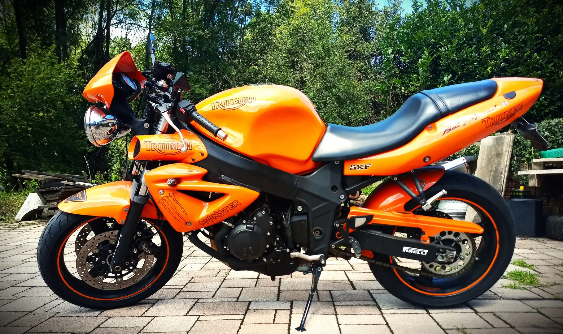 Triumph Speed Four TRIUMPH BABYSPEED 600 Naked L.Ed. Iscrivibile ASI Orange - 1