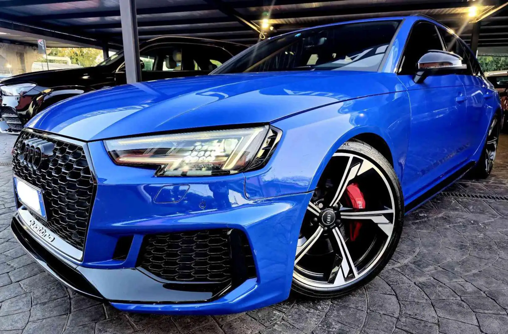 Audi RS4 RS4 FULL TETTO MATRIX BLACK PACK MASSAGE BOOK SER Blu/Azzurro - 1