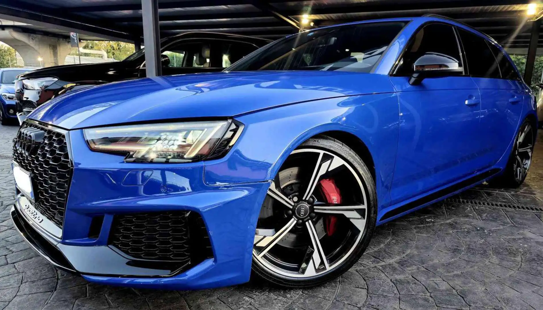 Audi RS4 RS4 FULL TETTO MATRIX BLACK PACK MASSAGE BOOK SER Blu/Azzurro - 2
