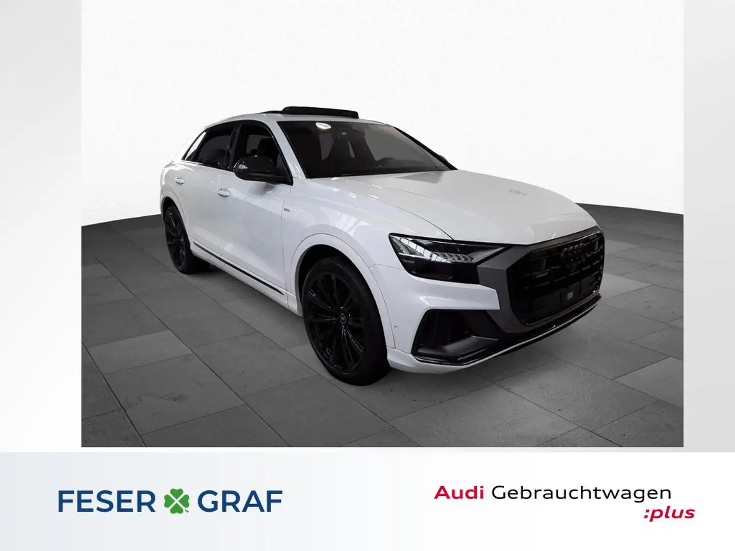 Audi Q8 50 TDI qu S line competition plus Pano-HuD Nachtra Weiß - 1