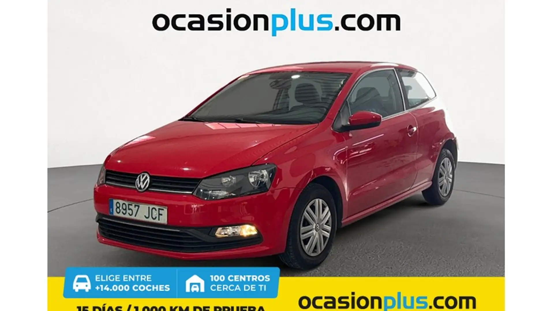 Volkswagen Polo 1.4 TDI BMT Edition 55kW Rood - 1