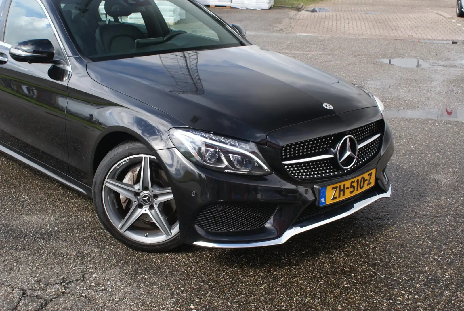 Mercedes-Benz C 220 CDI ///AMG Pakket | 360 Camera | Navigatie | Leder Black - 2