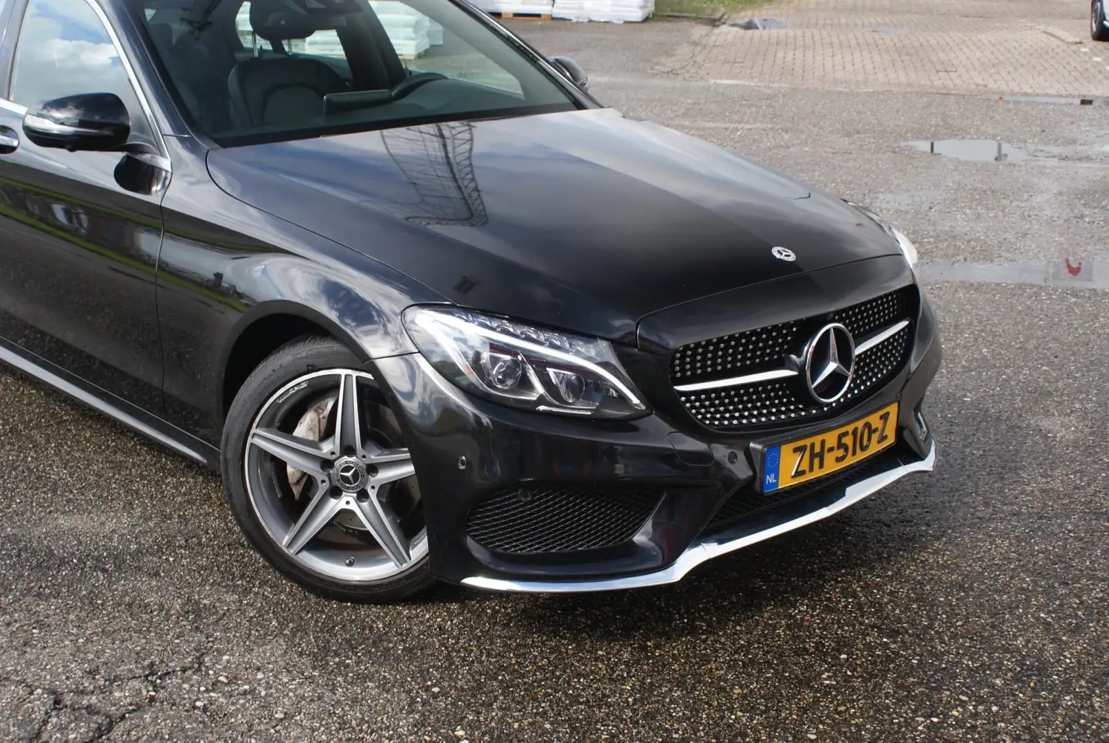 Mercedes-Benz C 220 CDI ///AMG Pakket | 360 Camera | Navigatie | Leder Negro - 2