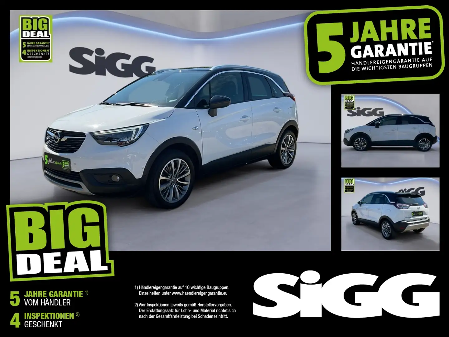 Opel Crossland X 1.2 Turbo Ultimate Navi Head-Up Kamera Wit - 1