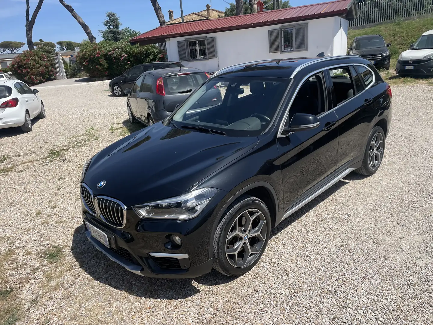 BMW X1 X1 sdrive18d Msport auto my18 pelle navigatore c a Schwarz - 1