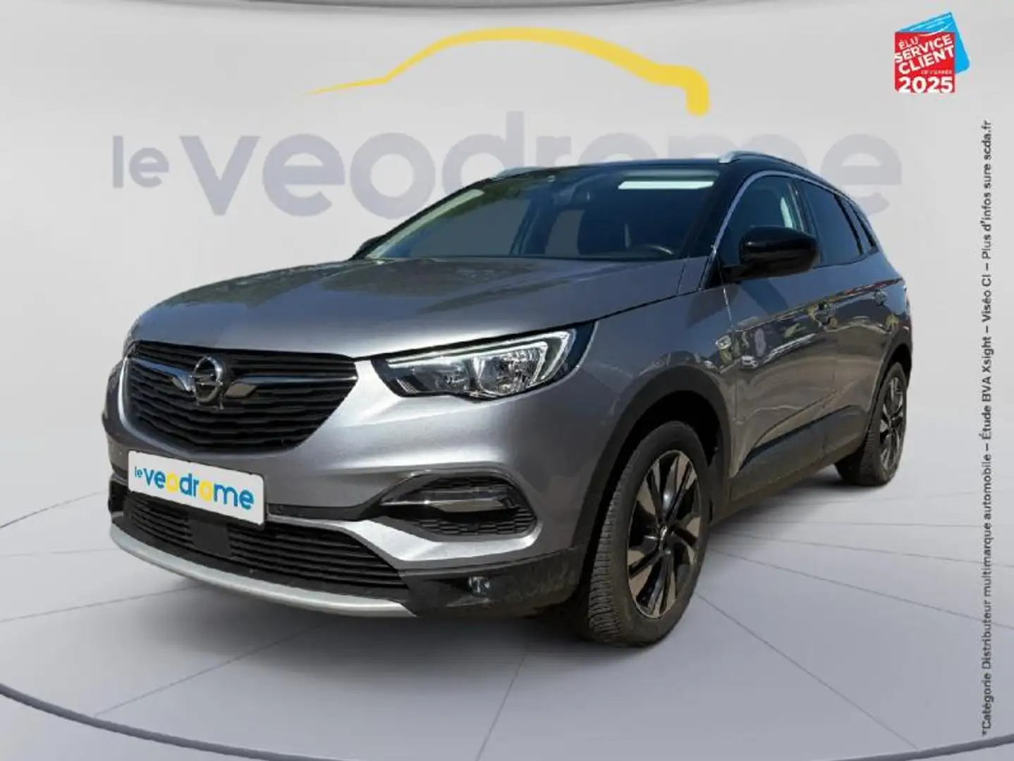 Opel Grandland X 1.5 D 130ch Innovation BVA6 GPS Camera Carplay Att Gris - 1