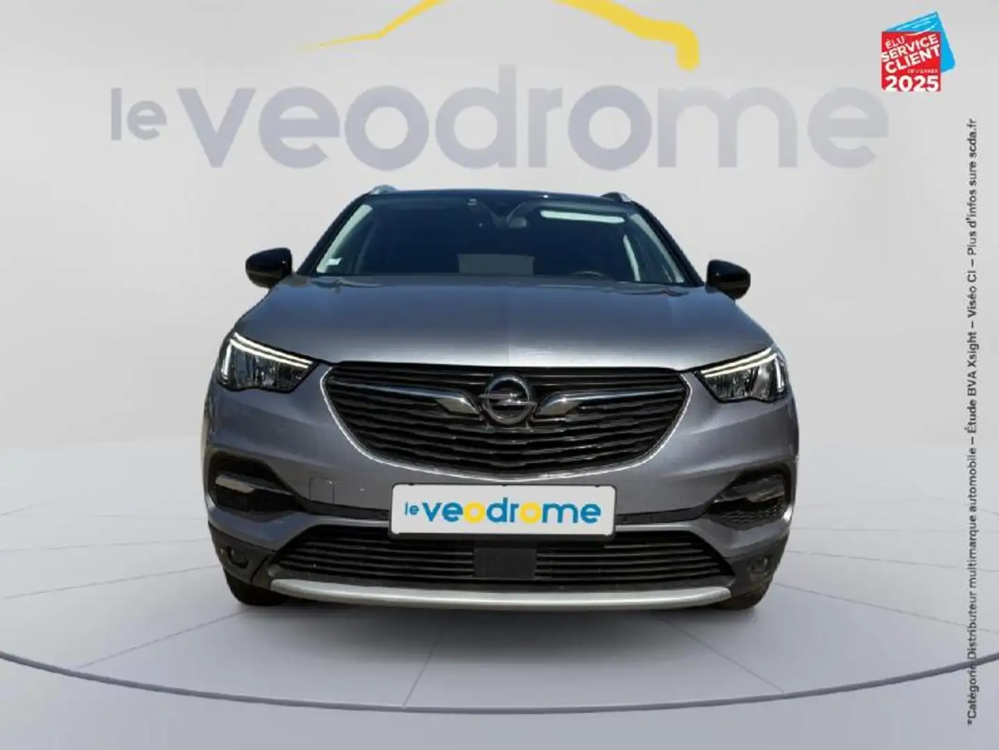Opel Grandland X 1.5 D 130ch Innovation BVA6 GPS Camera Carplay Att Gris - 2