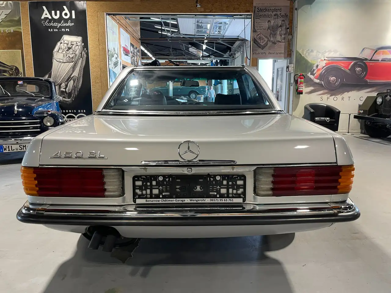 Mercedes-Benz SL 450 R107 Roadster H-Kennzeichen Tüv neu EU-Model, foto 5