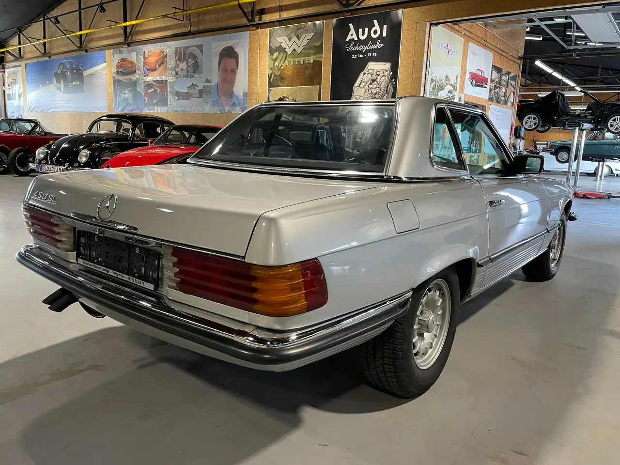 Mercedes-Benz SL 450 R107 Roadster H-Kennzeichen Tüv neu EU-Model, foto 4
