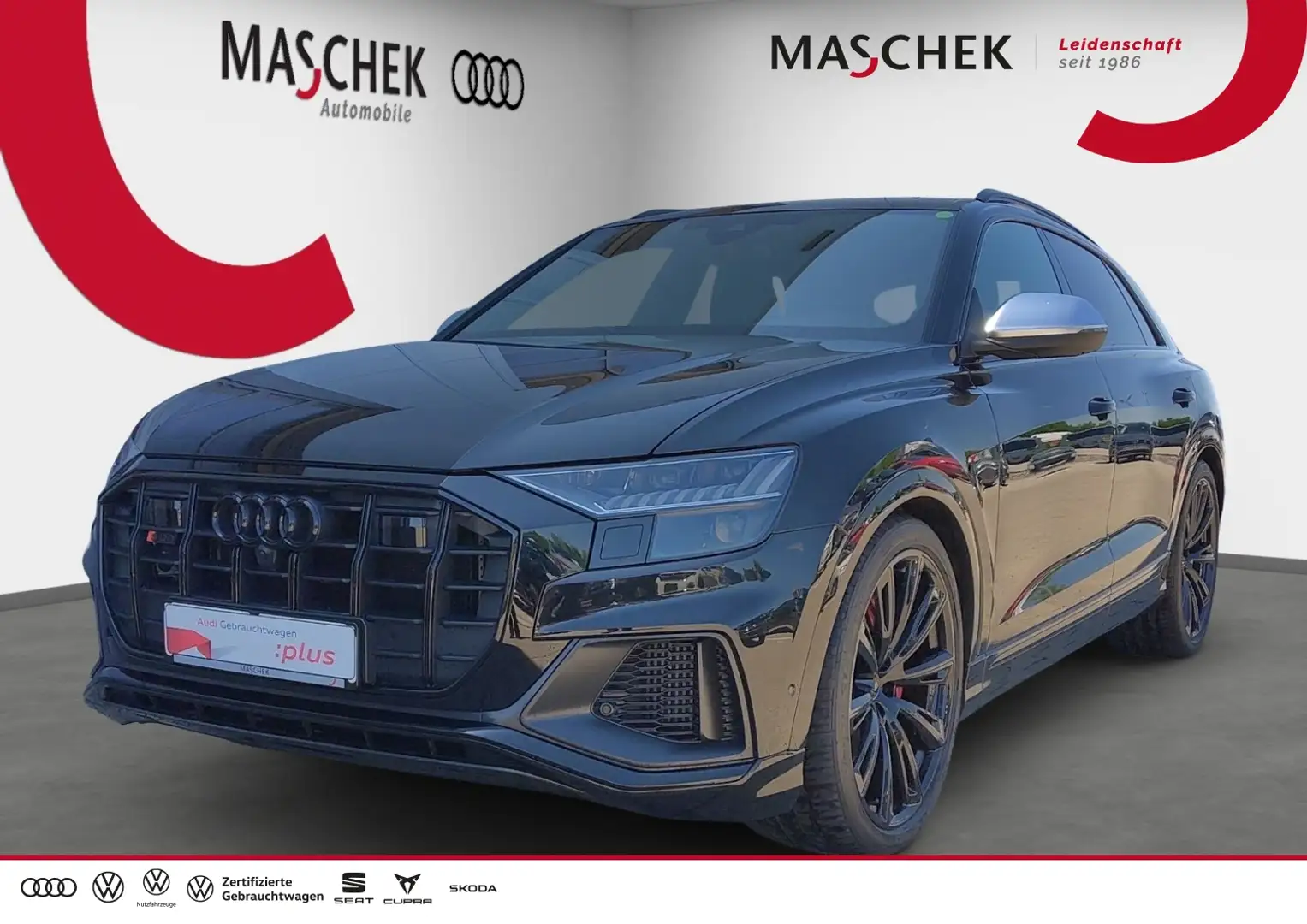 Audi SQ8 4.0 TFSI AHK HD-Matrix Black Memory Standh Чёрный - 1