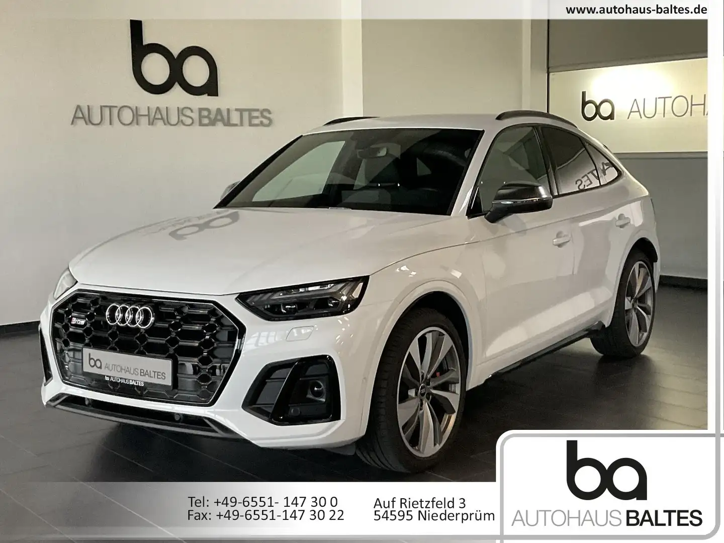 Audi SQ5 SQ5 Sportback 21"/Matrix/NaviPlus/Virtual/AHK Weiß - 1