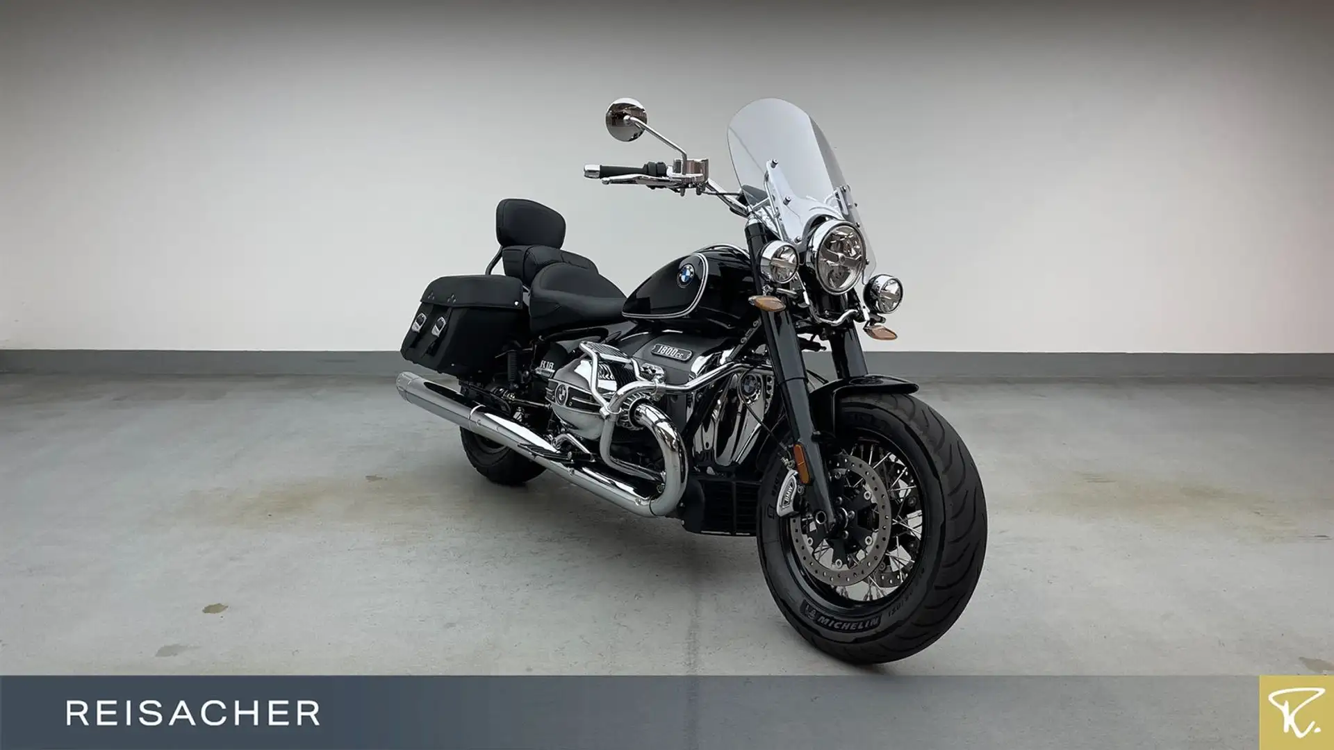 BMW R 18 Classic Sissy-Bar Beinauflage uvm. Чорний - 1