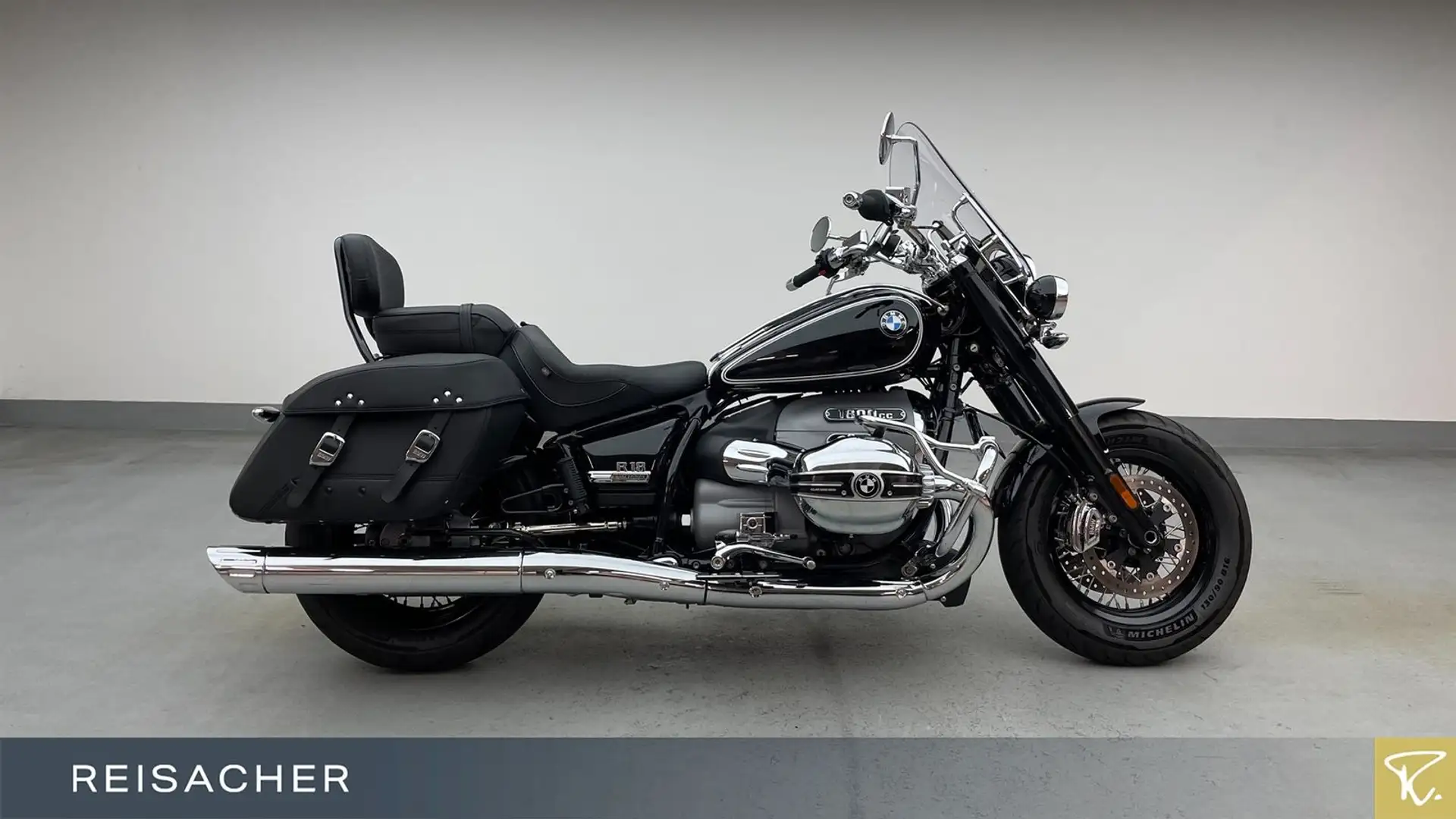BMW R 18 Classic Sissy-Bar Beinauflage uvm. Чорний - 2