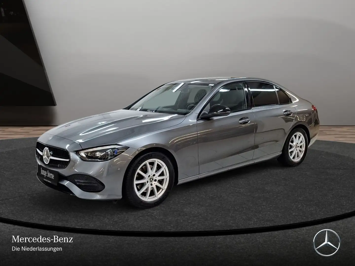 Mercedes-Benz C 180 AVANTG+NIGHT+KAMERA+TOTW+KEYLESS+9G Gris - 2