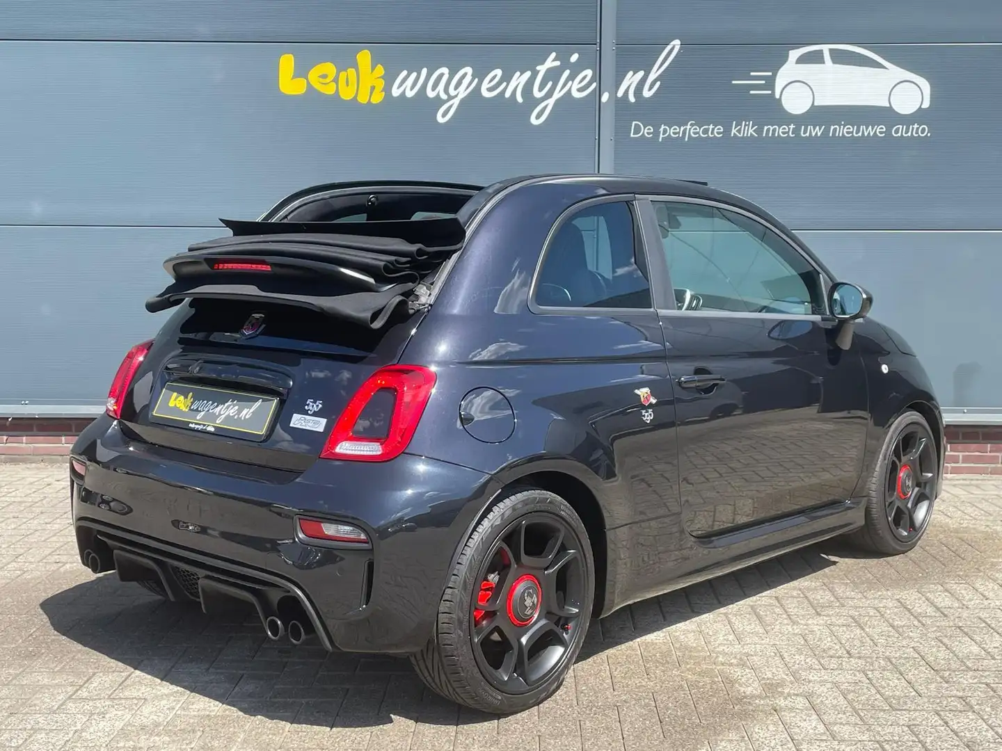Fiat 500C Abarth 1.4 T-Jet 595 Pista Cabrio *navi *17 inch Negru - 2