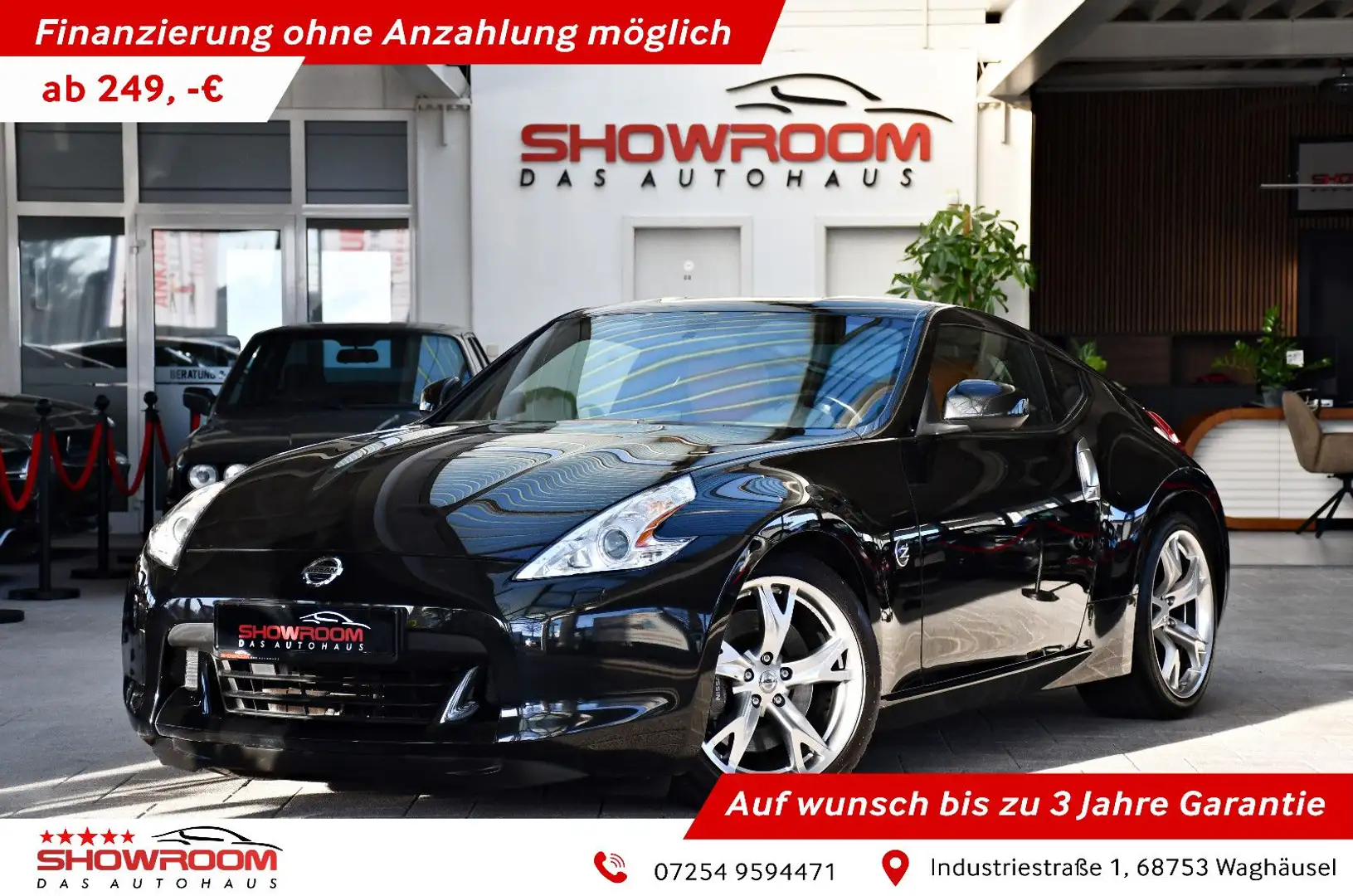 Nissan 370Z Handschalter Z Pack BOSE Bi-Xenon DE-FZG Schwarz - 1
