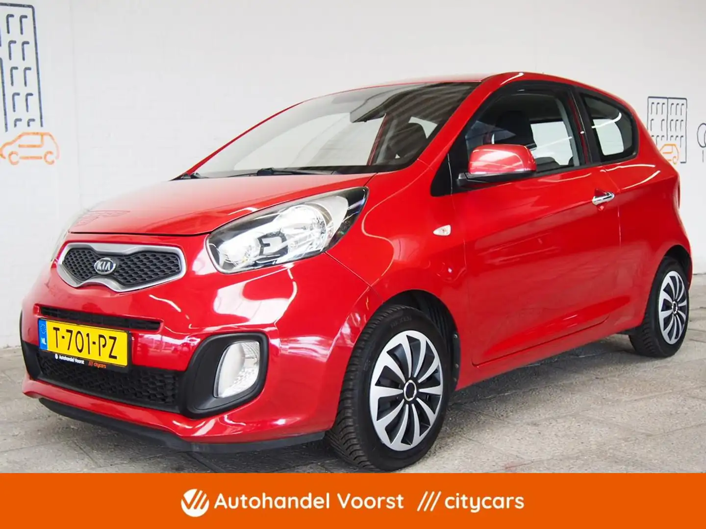 Kia Picanto 1.0 CVVT Airco Airco (APK:Nieuw) Incl.Garantie Rojo - 1