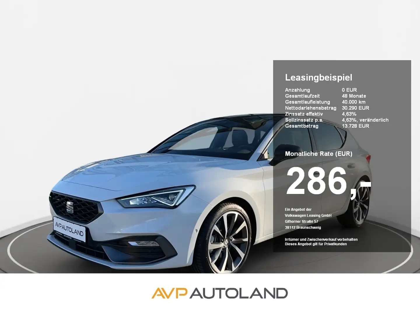 SEAT Leon 2.0 TDI DSG FR | PANO | NAVI | ACC | Weiß - 1