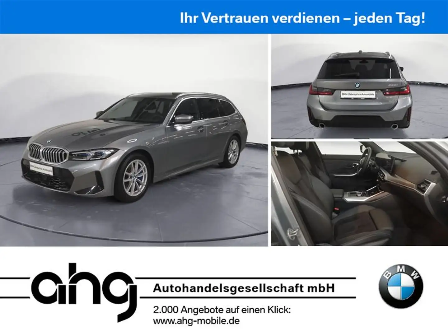 BMW 330 i M-Sport Touring Aut. Sitzverstellung elektr Grau - 1